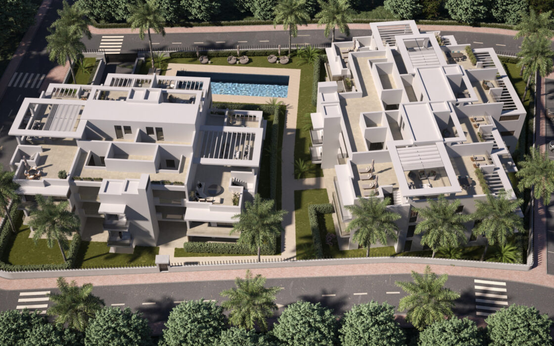 Роскошная квартира с террасой в Эстепоне, 112.88 кв.м.