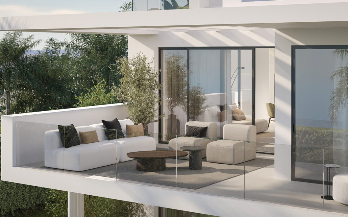 Трикімнатна квартира з терасою в Естепоні 122.67 кв.м