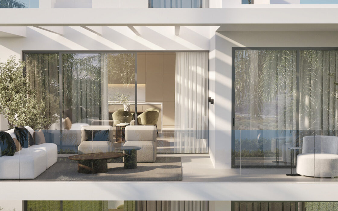 Трикімнатна квартира з терасою в Естепоні 122.67 кв.м