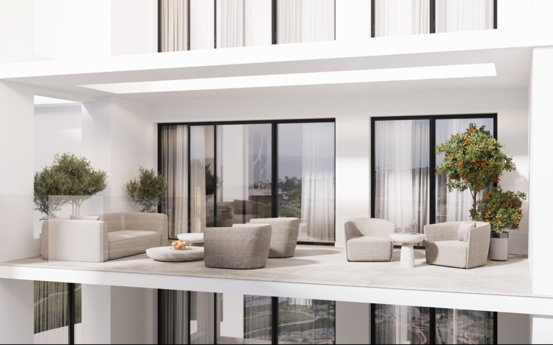 Трикімнатна квартира з терасою в Естепоні 122.67 кв.м