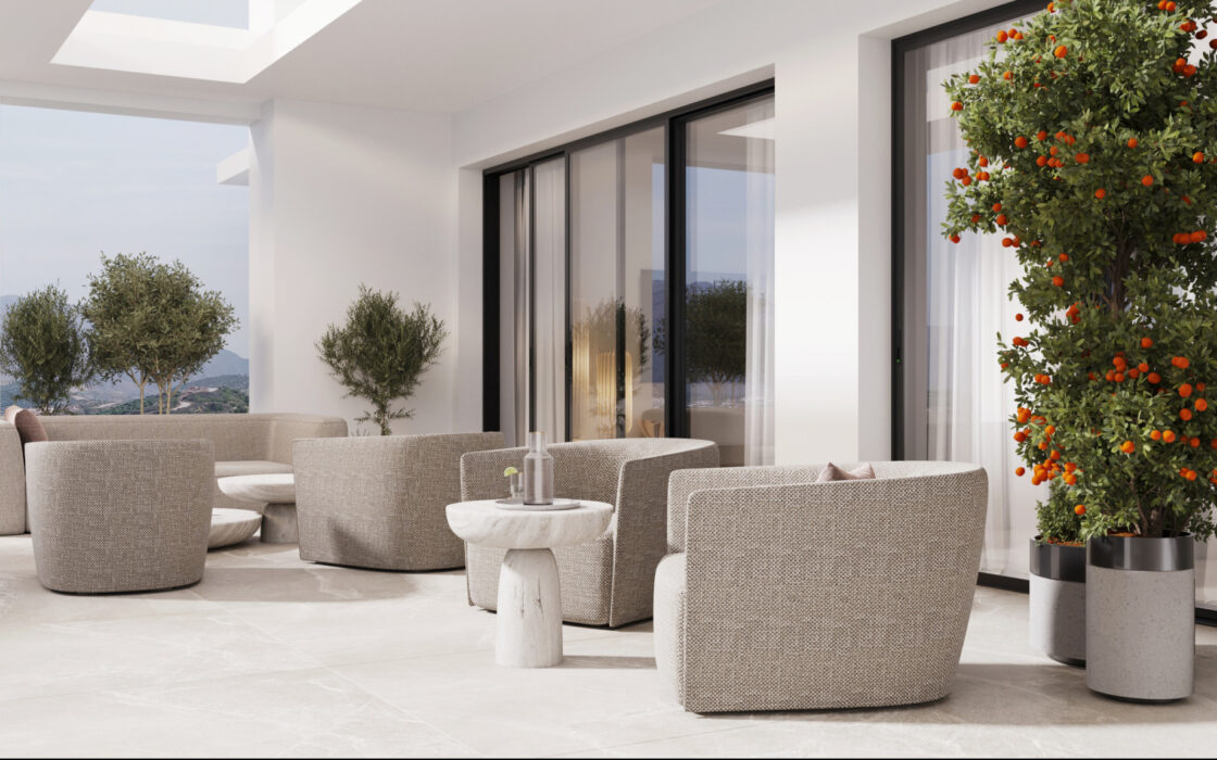 Трикімнатна квартира з терасою в Естепоні 122.67 кв.м