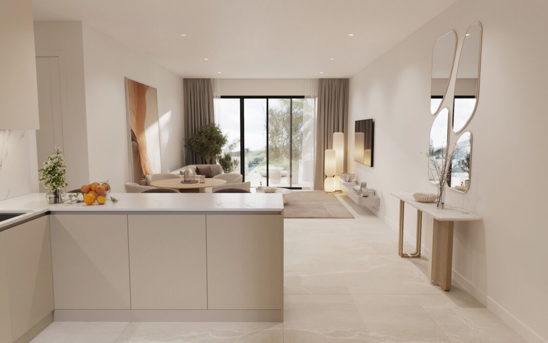 Трикімнатна квартира з терасою в Естепоні 122.67 кв.м