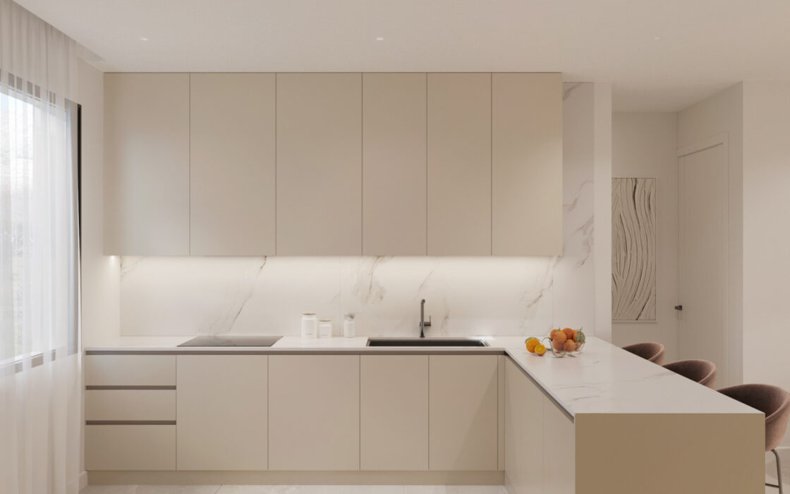 Трикімнатна квартира з терасою в Естепоні 122.67 кв.м