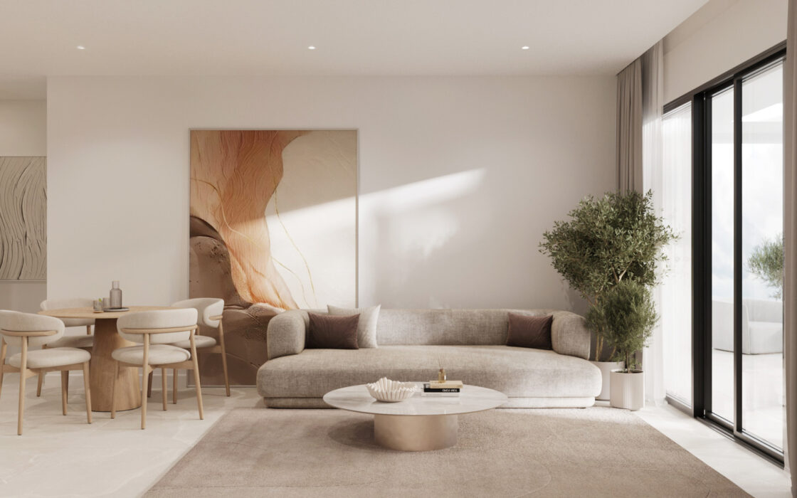 Трикімнатна квартира з терасою в Естепоні 122.67 кв.м