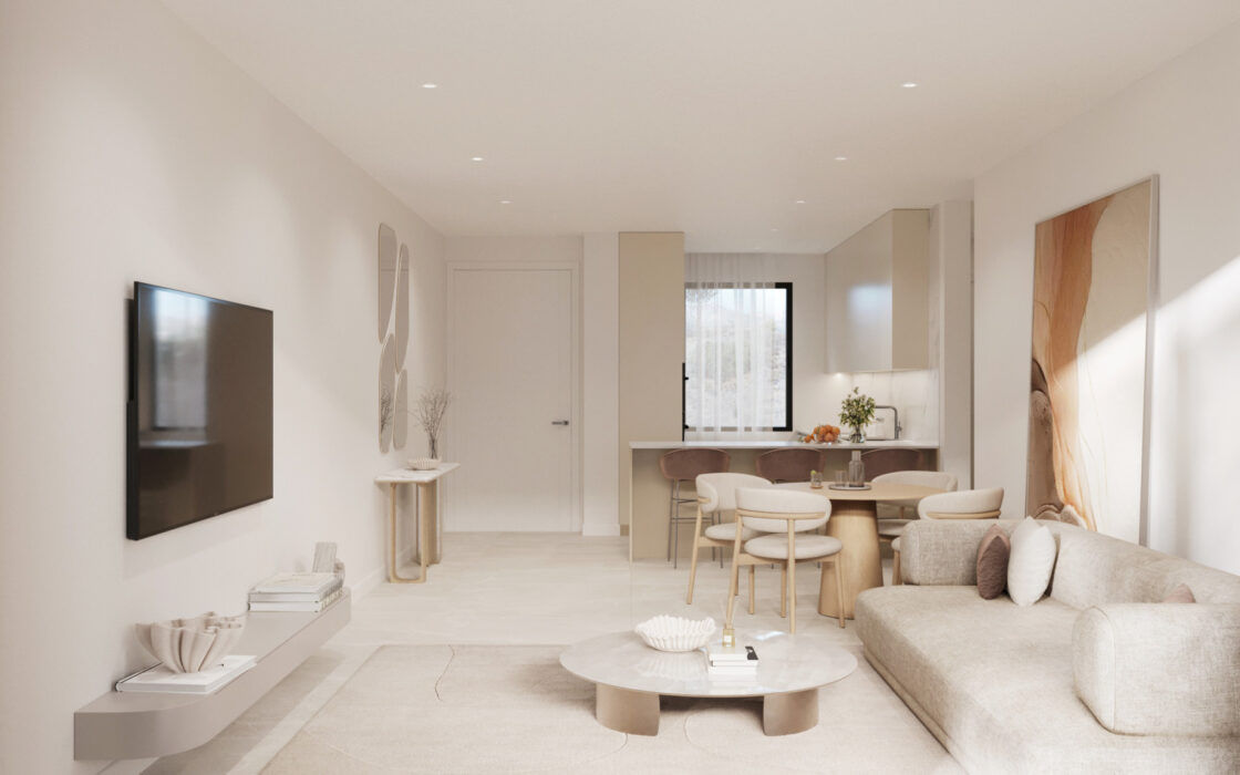 Трикімнатна квартира з терасою в Естепоні 122.67 кв.м