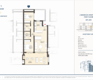 Трикімнатна квартира з терасою в Естепоні 122.67 кв.м