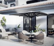 Двухквартирные дома 2 спальни в Мучамеле с террасой