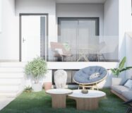 Двухквартирные дома 2 спальни в Мучамеле с террасой