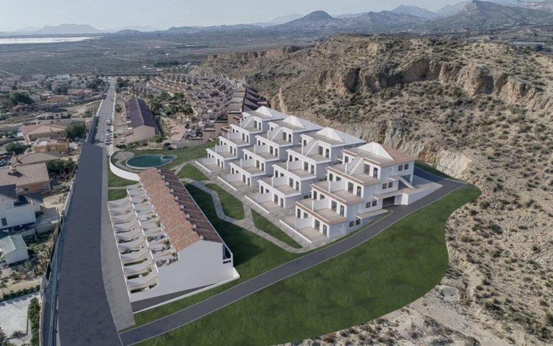 Двухквартирные дома 2 спальни в Мучамеле с террасой