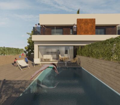 Таунхауси в Сантьяго-де-ла-Рибера у пляжа 3 спальні 113 кв.м