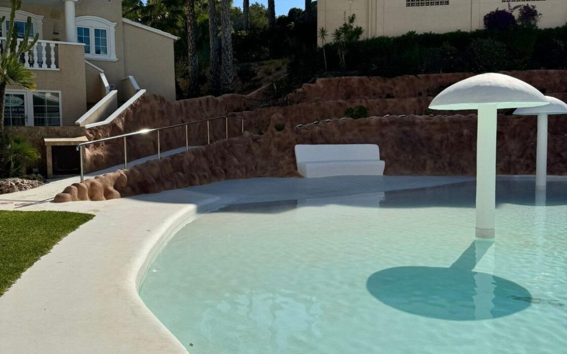 Квартира с террасой и видом на море в Гуардамар дель Сегура