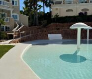 Квартира с террасой и видом на море в Гуардамар дель Сегура