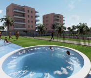 Новый жилой комплекс с террасой в Гвардамар-дель-Сегура