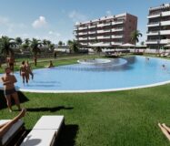 Новый жилой комплекс с террасой в Гвардамар-дель-Сегура