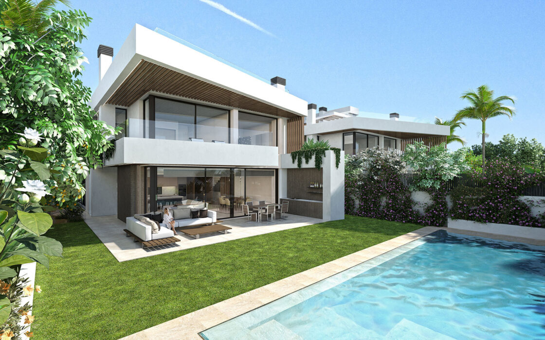 Роскошные виллы с террасой в Пуэрто Банус, 752 кв.м.