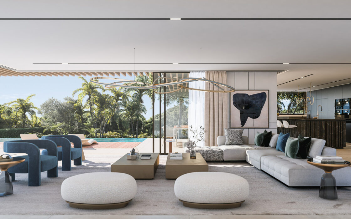 Вилла с террасой в районе Camoján Марбельи, 410 кв.м.