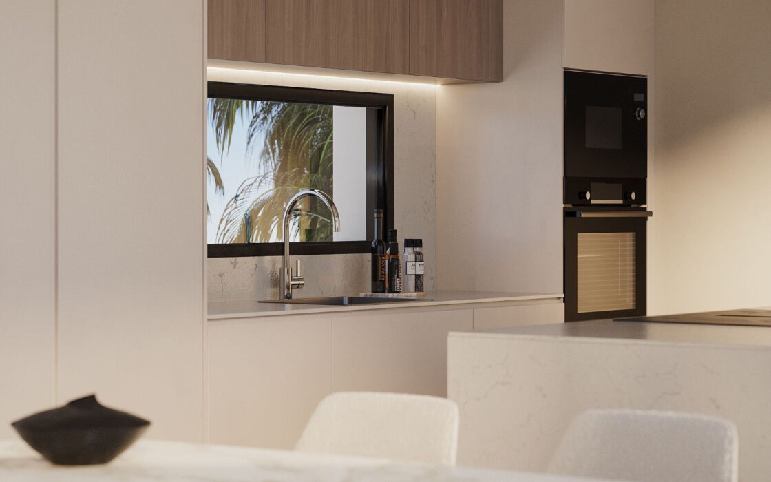 Эксклюзивные виллы в Эстепоне с террасой 199 кв.м