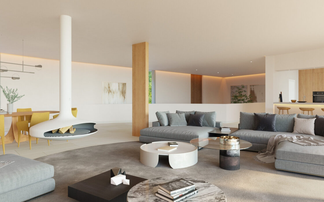 Виллы с террасой и видом на море в городе Ронда 252 кв.м