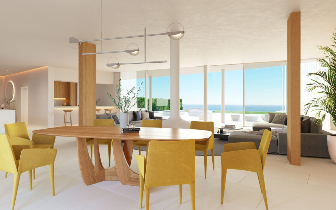 Виллы с террасой и видом на море в городе Ронда 252 кв.м