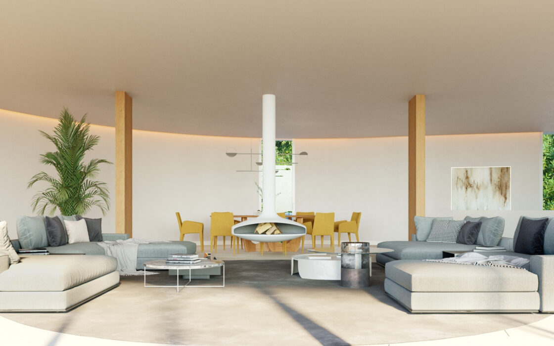 Виллы с террасой и видом на море в городе Ронда 252 кв.м