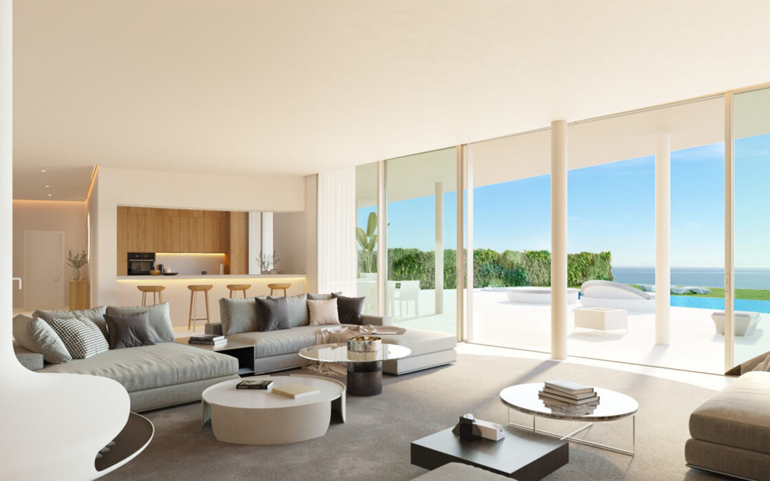 Виллы с террасой и видом на море в городе Ронда 252 кв.м