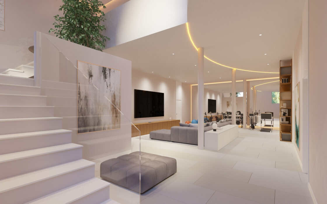 Виллы с террасой и видом на море в городе Ронда 252 кв.м