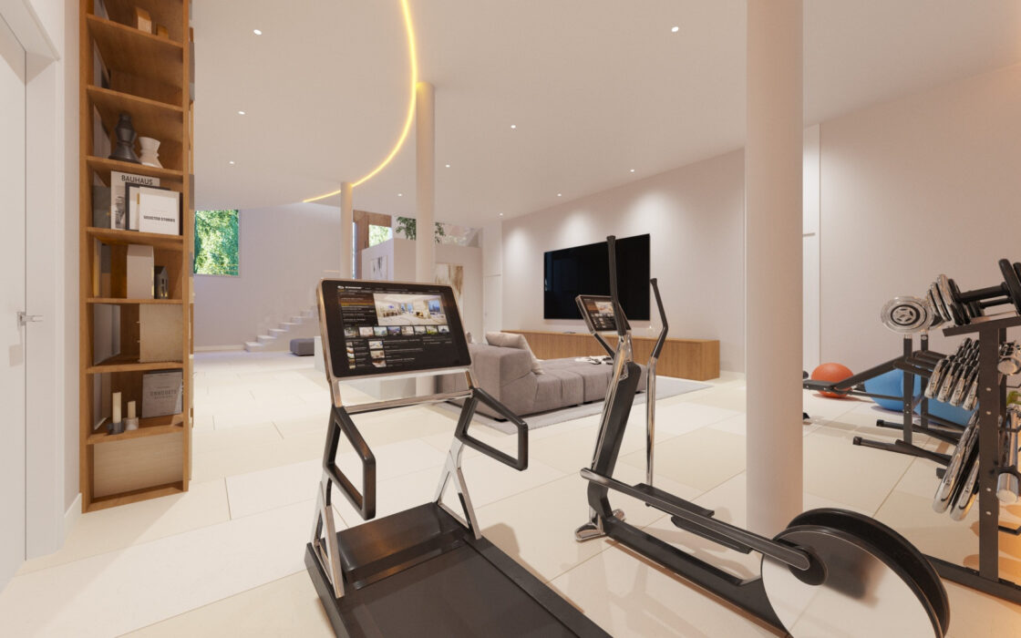 Виллы с террасой и видом на море в городе Ронда 252 кв.м