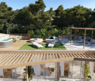 Вілли з терасою в Привілейованому районі, 4 кімнати