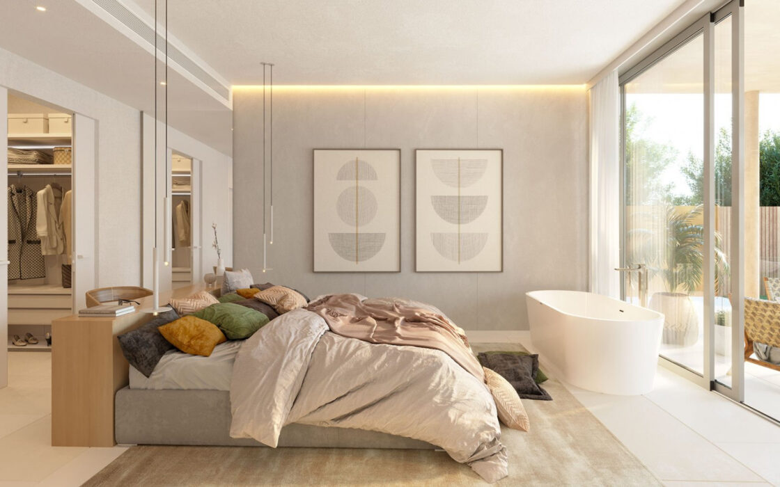 Вілли з терасою в Привілейованому районі, 4 кімнати