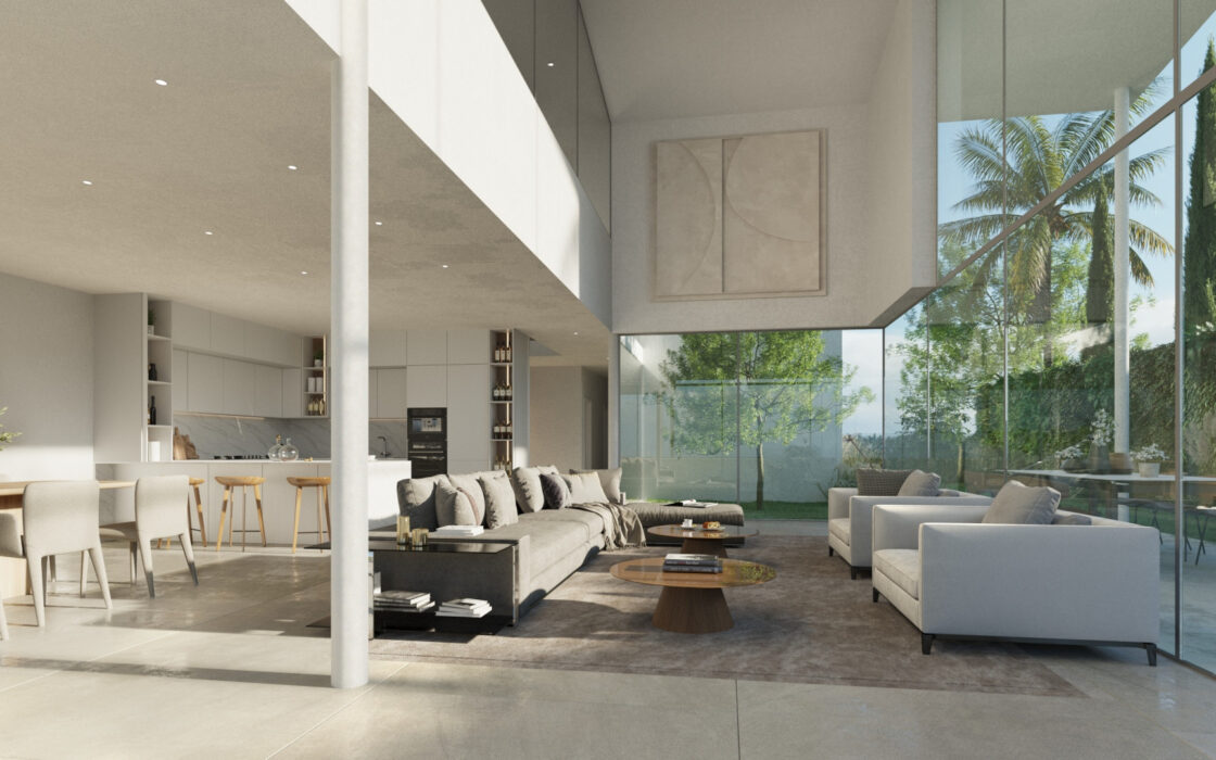 Нова вілла 285 кв.м з терасою в Малазі біля моря