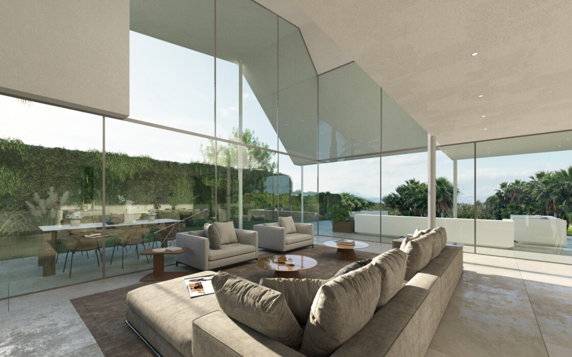 Нова вілла 285 кв.м з терасою в Малазі біля моря