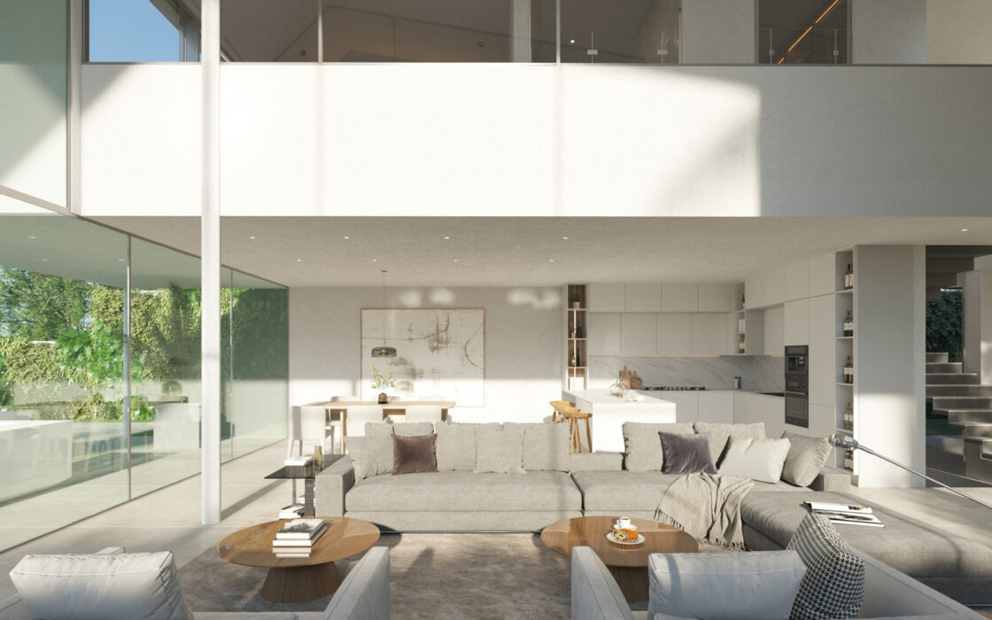 Нова вілла 285 кв.м з терасою в Малазі біля моря