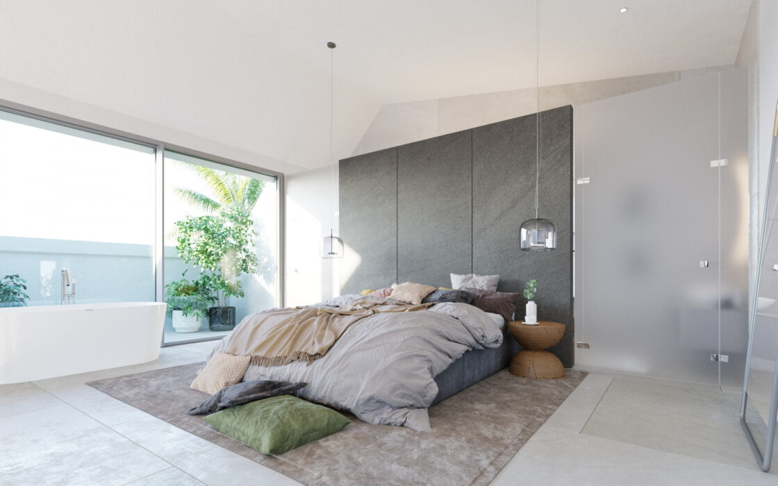 Нова вілла 285 кв.м з терасою в Малазі біля моря