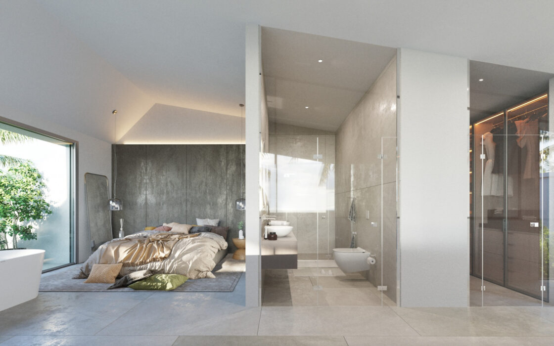 Нова вілла 285 кв.м з терасою в Малазі біля моря