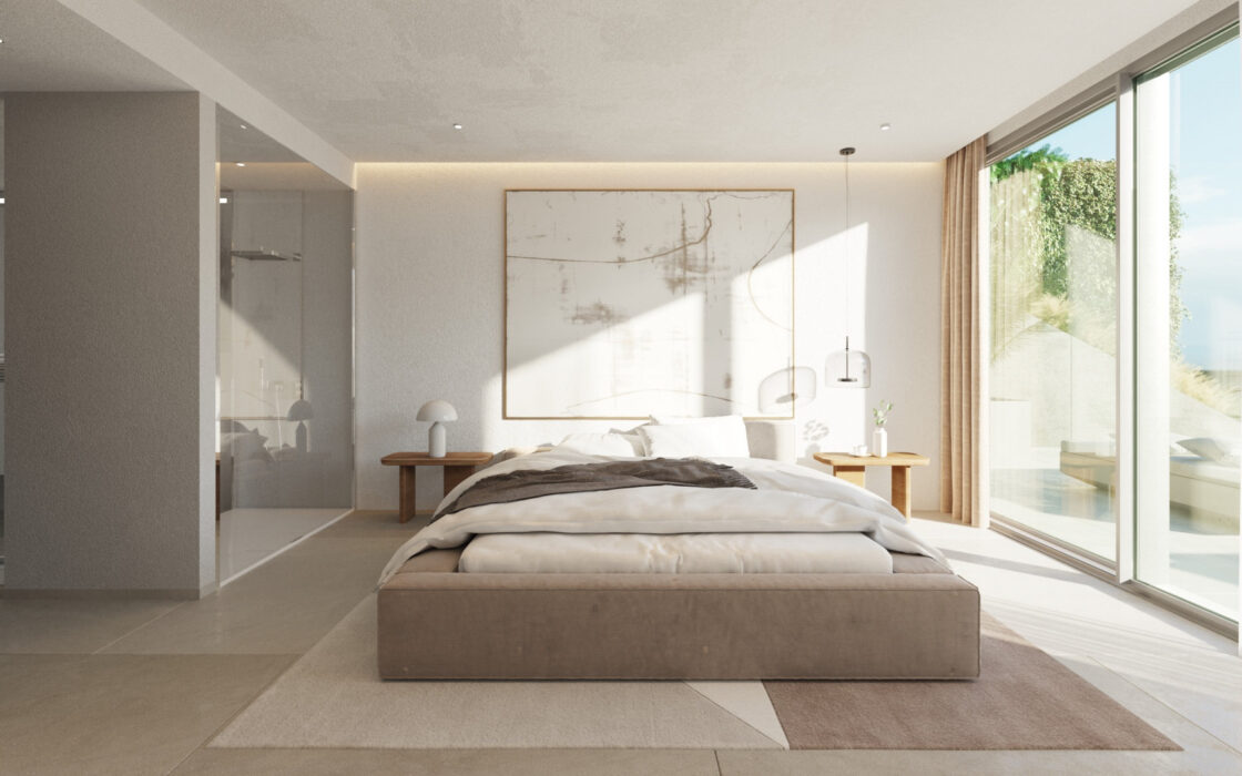 Нова вілла 285 кв.м з терасою в Малазі біля моря