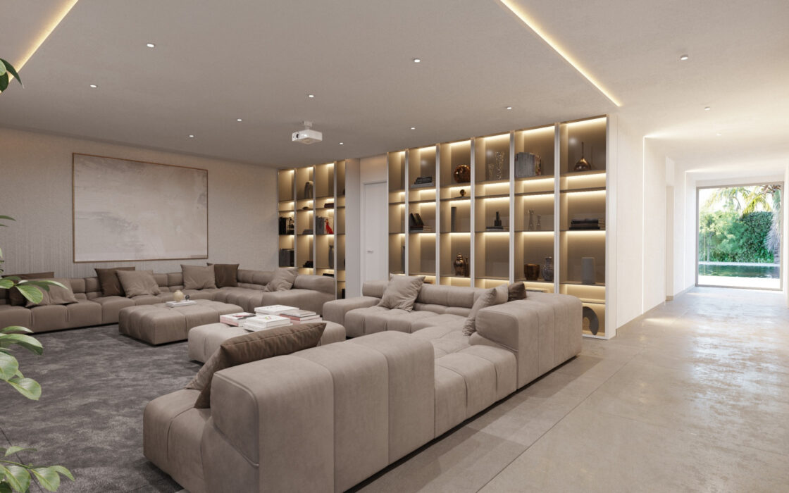 Нова вілла 285 кв.м з терасою в Малазі біля моря