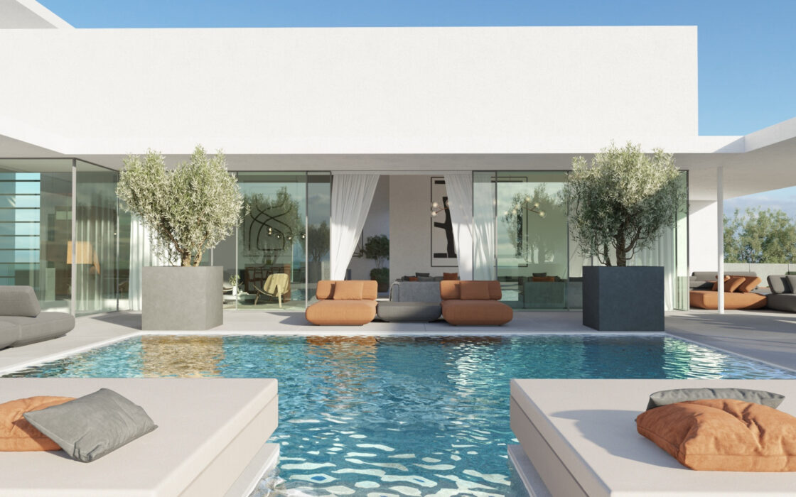 Унікальна вілла біля моря в Іспанії, 391 кв.м з терасою