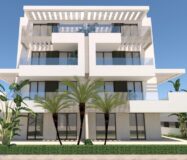 Новые квартиры в Торре-Пачеко с видом на озеро и террасой