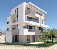 Новые квартиры в Торре-Пачеко с видом на озеро и террасой