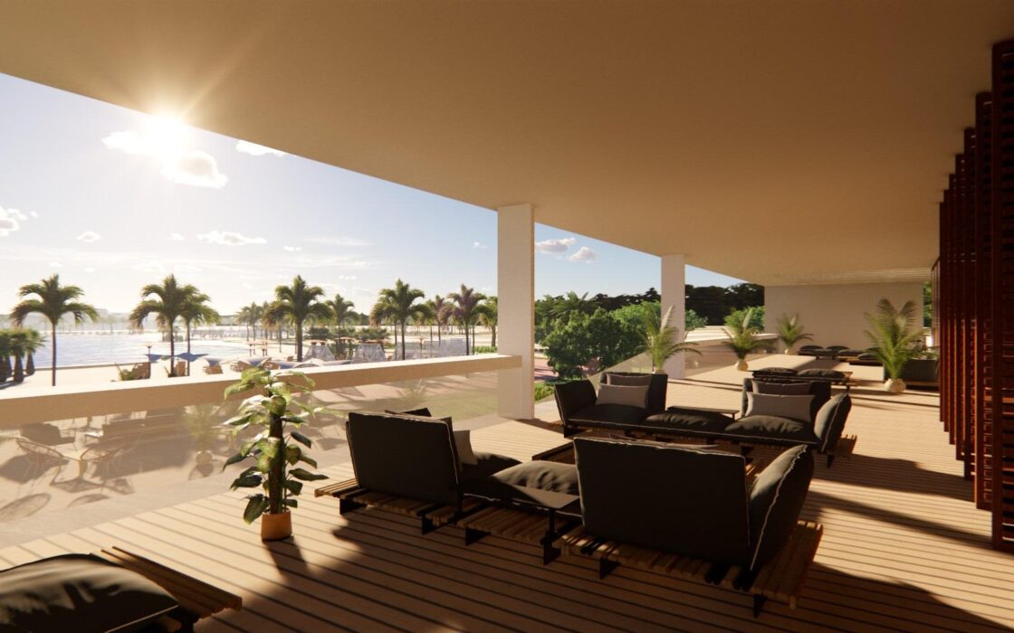 Новые квартиры в Торре-Пачеко с видом на озеро и террасой