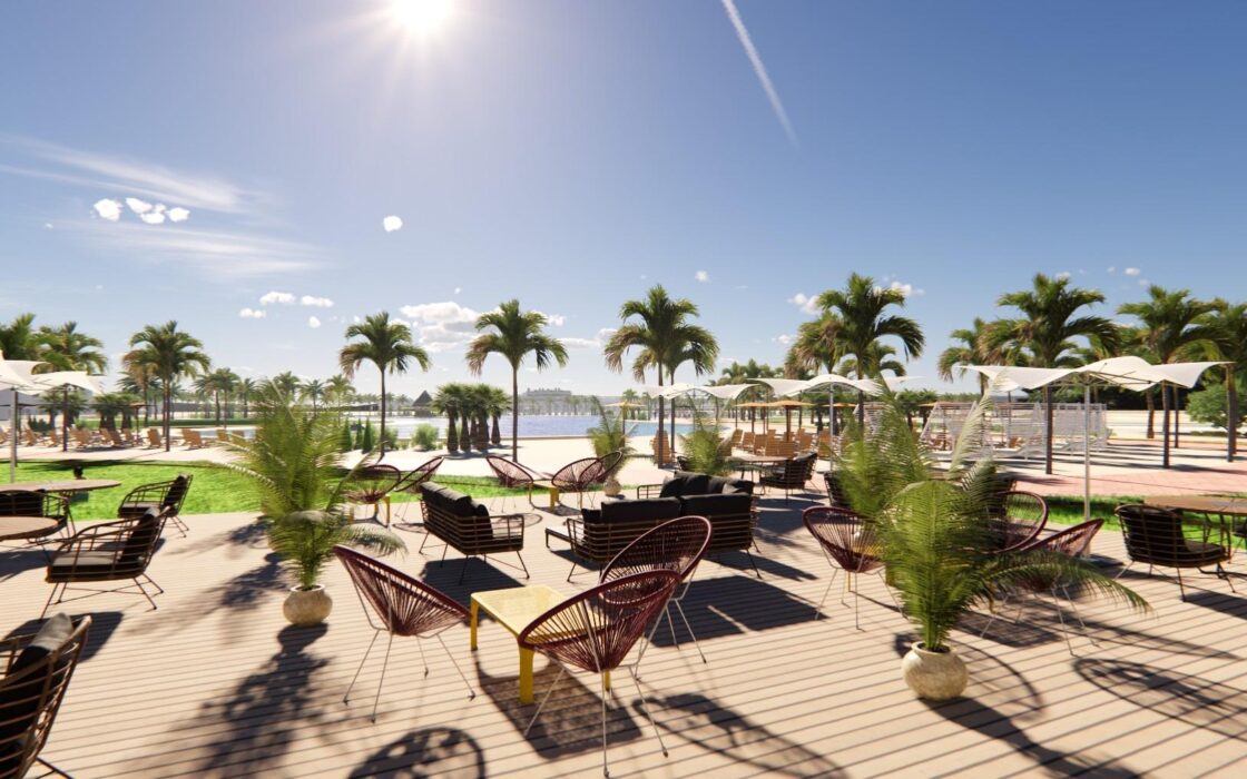 Новые квартиры в Торре-Пачеко с видом на озеро и террасой