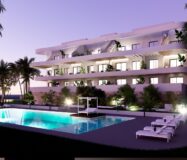 Новые дома с панорамным видом на море в Финестрате 88 кв.м