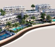 Новые дома с панорамным видом на море в Финестрате 88 кв.м