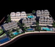 Новые дома с панорамным видом на море в Финестрате 88 кв.м