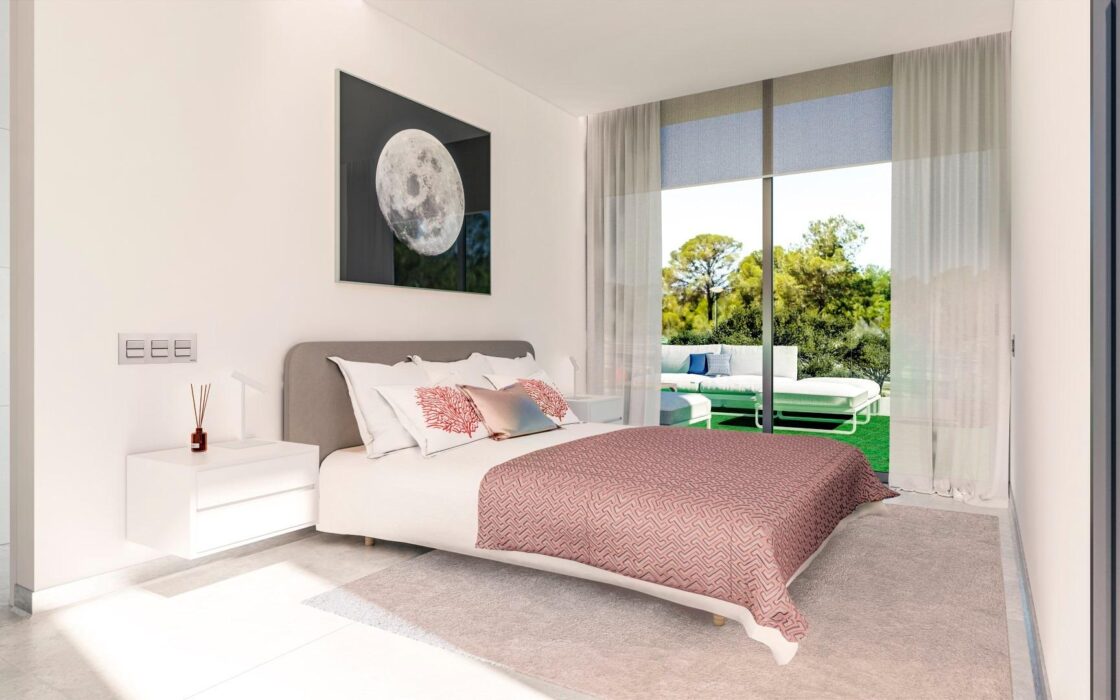 Новые виллы с частным бассейном в Сьерра-Кортина 170 кв.м