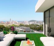 Новые виллы с частным бассейном в Сьерра-Кортина 170 кв.м