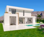 Новые виллы с частным бассейном в Сьерра-Кортина 170 кв.м