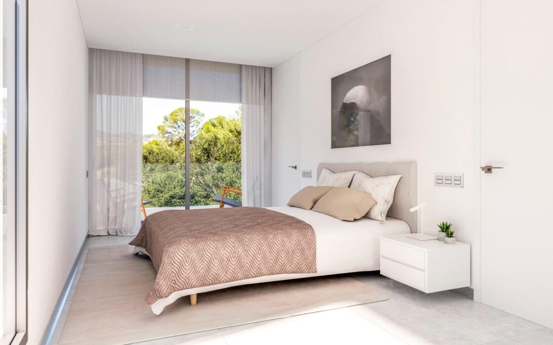 Новые виллы с частным бассейном в Сьерра-Кортина 170 кв.м