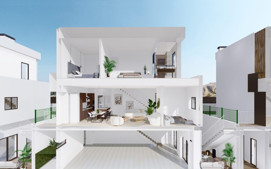 Вилла в Фінестраті 167 кв.м з видом на море та терасою