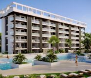 Апартаменты с видом на море в Торревьехе 2 спальни новострой
